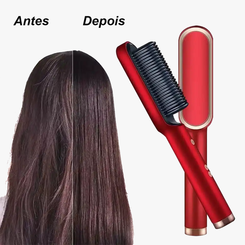 Escova Elétrica Alisadora de Cabelo Alihair