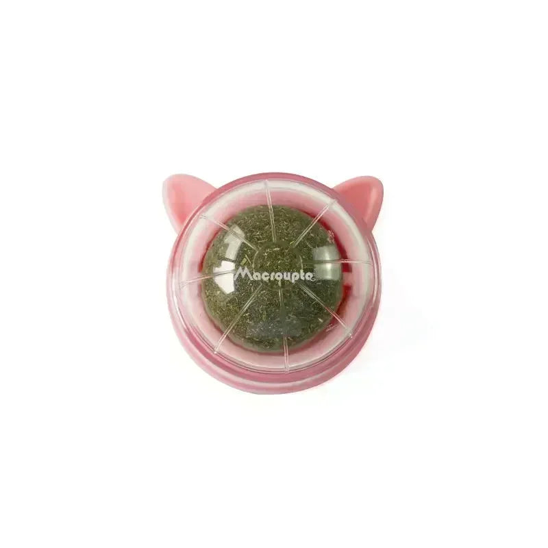 Brinquedo Rotacional 360° Erva Catnip Para Gatos