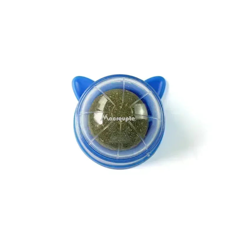 Brinquedo Rotacional 360° Erva Catnip Para Gatos